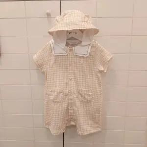 [아가방]NC청주점 26년여름신상 노아 체크 반팔 우주복 01T327502 ECJ