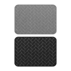 헤링본퀼트 면발매트 부엌 싱크대발판 욕실러그 미니 씽크대매트