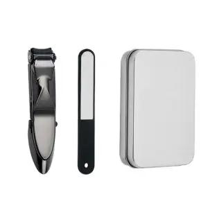 튀지않는 손톱깍이+네일파일 손톱보관 보관케이스