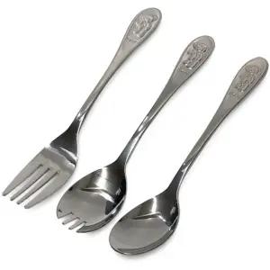 상일 (해피)아동용 스텐 수저 포크 아동수저포크 유아