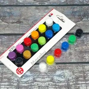 물감 3.5ml 12색 세트 기본 컬러 아트 페인트 세트 미니물감