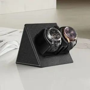 시계 와인더 오토매틱 보관함 LED 흔들기 조명 자동