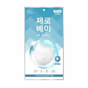 제로베이 미세 황사마스크 새부리형 화이트 대형 KF94 30매