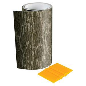 모시 오크 - 14003-7-BL 그래픽 6인치 x 7인치 바텀랜드 위장 테이프 롤 무광택 마감의 카모 비닐 총, 활, 카메라 및 기타 사냥 액세서리를 덮는 데 이상적입니다. 스퀴지 포함.