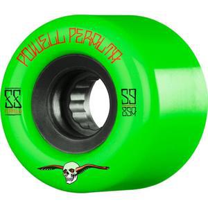 파월 페랄타 G-슬라이드 그린 / 블랙 스케이트보드 휠 - 59mm 85a (4개 세트)