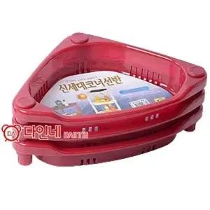 코너선반 3단(중) W 다인네 생활용품 주방용품 수납 정리 원목 공구 철물 욕실용품 세탁용품