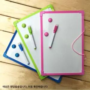 자석보드 메모 화이트보드 색상랜덤 미니 학원 사무실 15x20cm