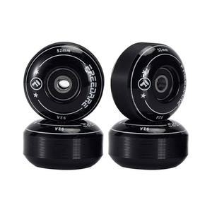 프리데어 스케이트보드 휠 52mm 및 베어링, 스트리트 트릭용 스페이서 92A 설치(4팩)