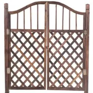 전원주택 울타리 대문 빈티지 펜션 입구 원목 정원 펜스