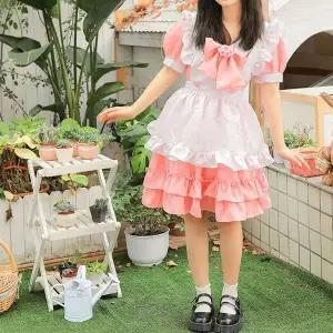 [콩심팥심]TBZ 교복몰 핑크 앨리스 코스튬 의상 교복 컨셉의상 졸업