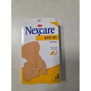 3M 넥스케어 발보호밴드 혼합형 8매 골프 등산 테니스 구두 군입대 발뒤꿈치보호