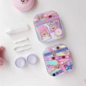 레이져 렌즈케이스 세트 / 보관함 곰돌이 스마일 당근