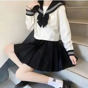 [에이치플러스몰]TBZ 교복몰 블랙 정장 세일러복 셔츠 치마 세트 세라복