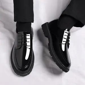 [센트럴몰]유광 남성 더비슈즈 클래식