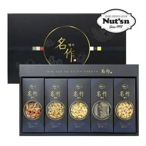 [NS홈쇼핑]넛츠앤 명작선물세트 12호 + 쇼핑백 / 아몬드 호두 캐슈넛 서리태 헤이즐넛 / 견..[26914454]