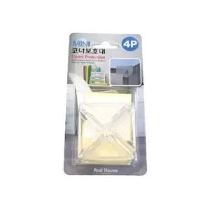 가구등 모서리용 미니코너보호대 4P 투명 유아안전용품 모서리충격방지 모서리보호커버 안전실내용품 생활