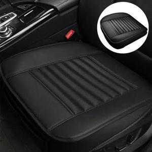 유니버설 카시트 커버 통기성 PU 가죽 패드 매트 자동차 의자 쿠션 앞 좌석 사계절 안티 슬립