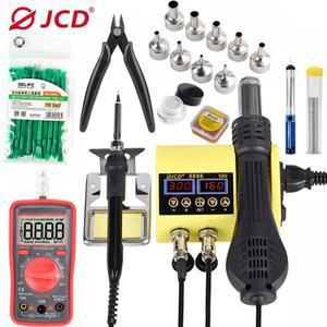 JCD 8898 납땜 스테이션 2 in 1 디스플레이 750W 리워크 용접 휴대폰 BGA SMD IC 수리 도구