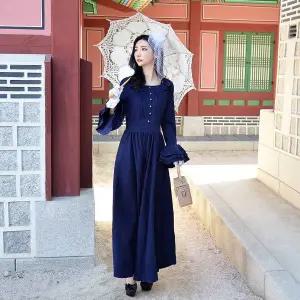 TBZ 교복몰 (미스개화기) 블루 봄과 가을감성 경성의복