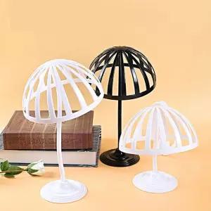 스탠드 모자 홀더 가발걸이 미용 거치대 진열대 정리대 플라스틱