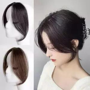 TBZ 잔솔 긴앞머리 부분 가발 사이드뱅 똑딱이 여자 여신