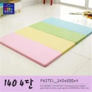 베이직라인 140 x 200 폴더매트 4 4단 접이식 바닥 폴더 매트 유아용 어린이