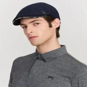 [26SS] DGHE6E902N2 ONLINE EXCLUSIVE  네이비 하우스체크 헌팅캡