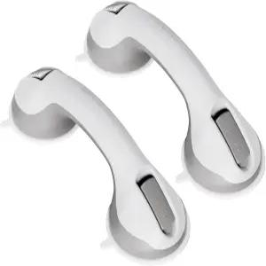 욕조와 샤워를 위한 11인치 그랩 바 강력한 흡입력을 갖춘 2팩 핸들 의자를 안전 시니어를 욕실