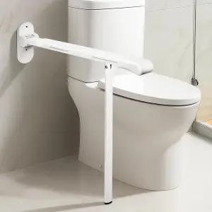 SPECILITE 헤비 듀티 화장실 그립 바 - 440파운드 견고한 지지대 미끄럼 방지 방수 난간 및 야간 조명