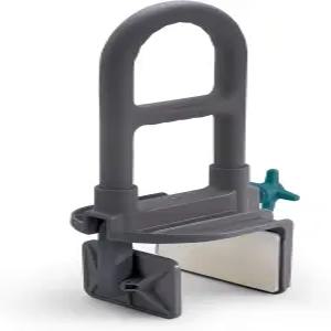 메드라인 디럭스 플라스틱 욕조 그립 바 마이크로밴 프로텍션 250파운드 무게 용량 회색