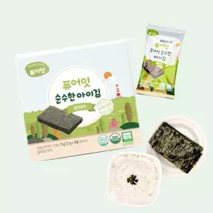 오가닉 퓨어잇 순수한 아기반찬 김100 아이김 김 반찬 이유식 아이