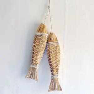 현관 액막이명태 집들이 선물 개업 장식 물고기 액막이 모형 북어 사업 명태 원목 고사 우드