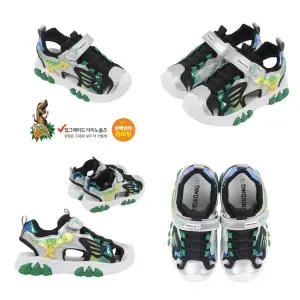 [다이노솔즈](신세계 사우스시티)토박스 26S/S 키즈 여름 공룡 샌들 LED 아쿠아슈즈 정글 티라노 샌들 (...