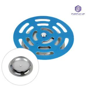 퍼플제로 욕실배수구덮개 욕실배수구트랩 화장실하수구덮개 베란다 스텐 1개 8CM