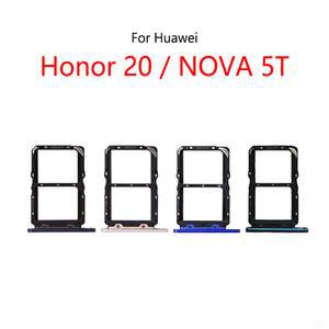 Huawei Honor 20 / NOVA 5T용 새 SIM 카드 슬롯 트레이 홀더 Sim 리더 소켓