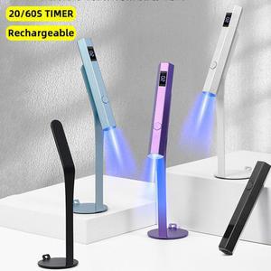미니 핸드헬드 UV LED 램프, 휴대용 충전식 네일 건조기, 젤 광택제 경화, 디스플레이 매니큐어 기계