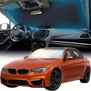 윈드실드용 FORTEM 240T 열 자외선 선쉐이드 실내 및 반사형 자동차 가방 차단 접이식 차단제 궁극의 보관