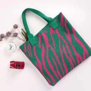 데일리 유니크 니트 에코백