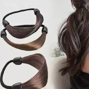 인조모 고무밴드 머리끈 헤어밴드 ST04