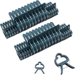 사고 브라더스 40 PCS 식물 클립 토마토 케이지용 정원 대나무 말뚝용 지지 덩굴 온화한 및 꽃 트렐리스