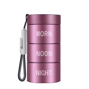 휴대용 알약통 알루미늄 합금 밀폐형 약통 케이스 그리드 그라인더 스톤 알루미늄합금