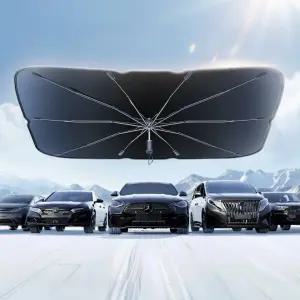 자동차 앞유리 선쉐이드 우산 접이식 커버 차량을 시원하게 유지하고 실내를 보호 단열 중형