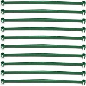 토마토 케이지용 100PCS 스테이킹 암 식물 등반용 11.8인치 확장형 트렐리스 커넥터 스테이크 채소 없음