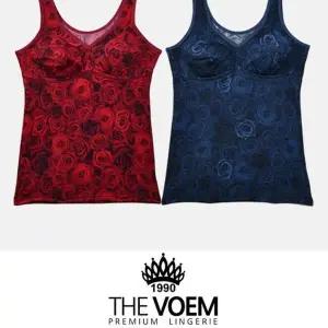 [하프클럽/]아름 장미무늬 노와이어 노몰드 브라런닝 사계절