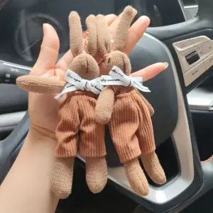 [하프클럽/]리본 토끼 봉제인형 키링 BI-B140020