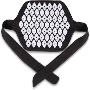 간조 프리미엄 지압 벨트 - 가벼운 이동 중 허리 100 면 린넨 캐리백 포함 오닉스