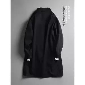 윈터솔져 남친 하프 가을 캐주얼 오버사이즈 싱글 차이나 트렌치 슬림핏 코트 데일리룩 칼라 KUK3