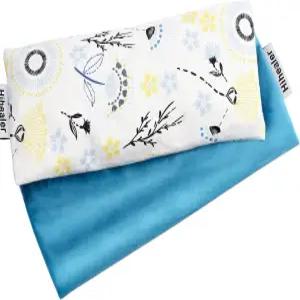 휴식 요가 수면을 위한 라벤더 베개 - 두통 부비동 아로마테라피 촉촉한 온열 압박 명상 액세서리 여성용