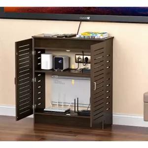 셋톱박스 수납 정리함 와이파이 보관함 모뎀 전선 선반