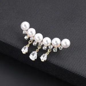 [하프클럽/]샤링 브로치 크리스탈 옷핀 진주 큐빅 미니 사계절